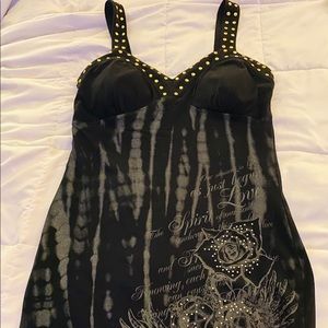 Summer dress with gold studs.  Final price